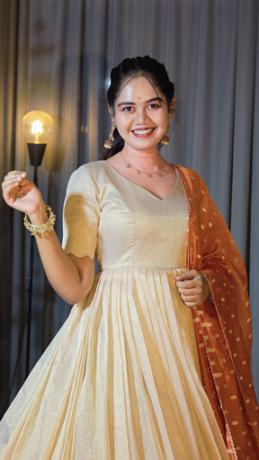 [DP-D-018] DP-D-018 – Two-Piece Anarkali Dress with Dupatta