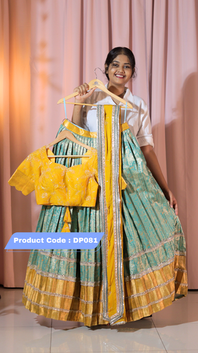 [DP081] Premium Pattu Ready-Wear Half Saree